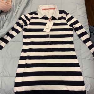 Tyler boe women striped dress new with tags